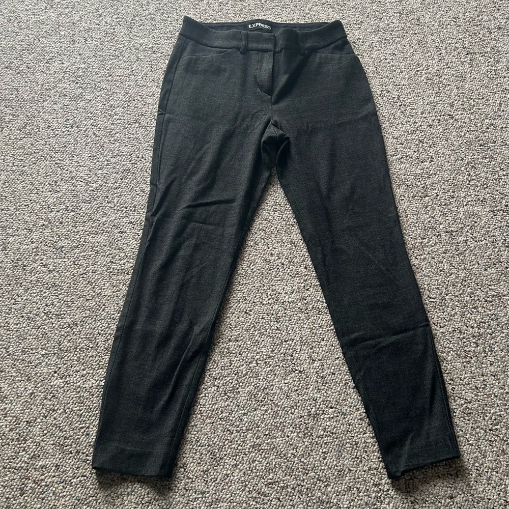 Grey Express Slim Fit Pants